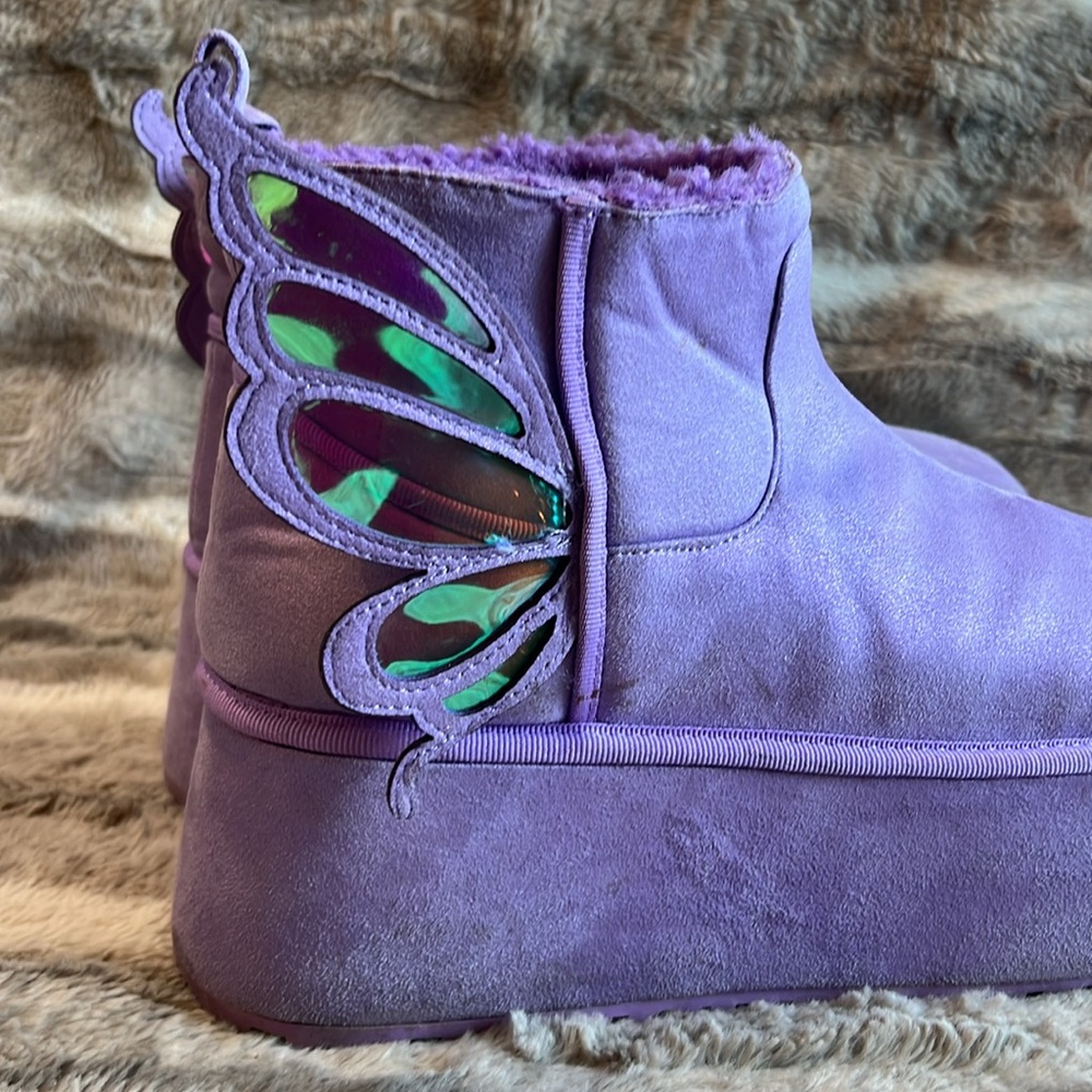Current mood fairies flight Platform Ankle Boots - Picture 8 of 10